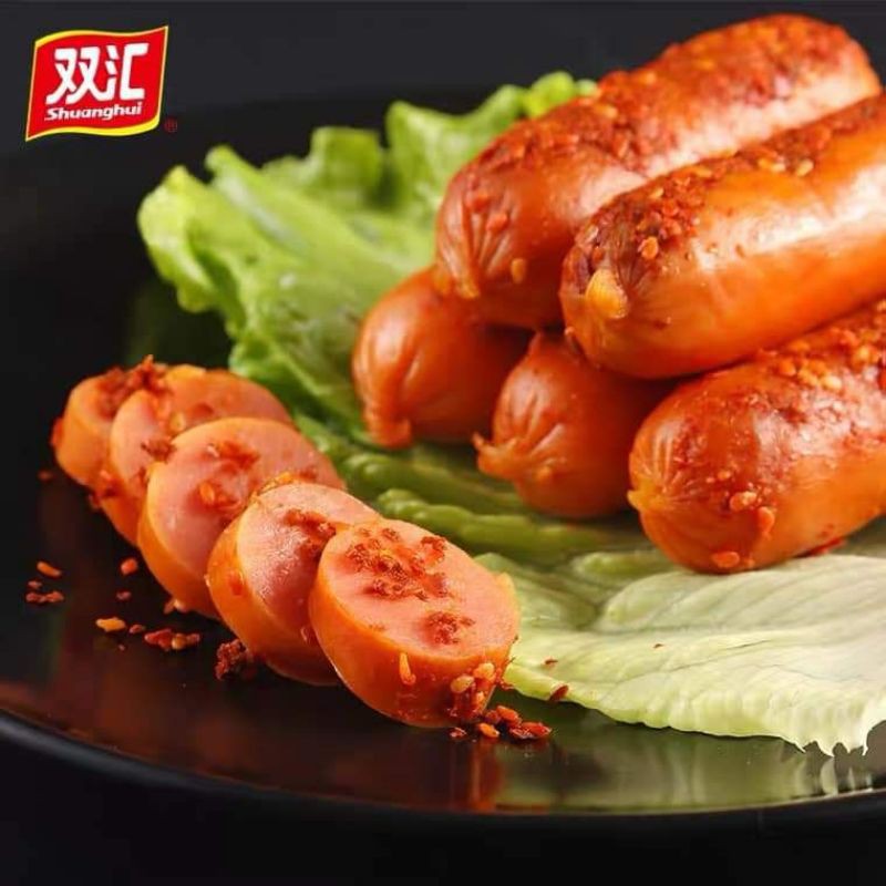 XÚC XÍCH CAY - XÚC XÍCH NGÔ ĂN LIỀN ❤FREESHIP❤ XÚC XÍCH CAY  - NGÔ TẨM VỊ - Lùn Con Food
