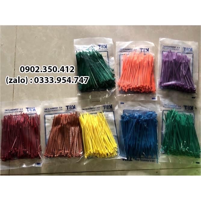 Dây Rút Màu Đánh Dấu Chân Gà 100 Sợi