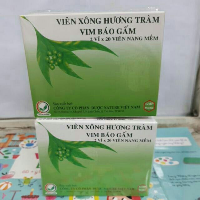 Viên Xông Hương Trầm Vin Báo Gấm: Hộp 2 Vĩ