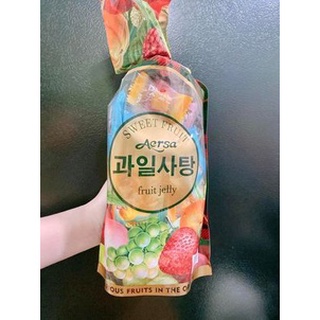kẹo dẻo mix trái cây hàn quốc aersa - 450g 1 túi
