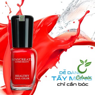 Sơn móng tay MAYCREATE set 6 chai sơn lột