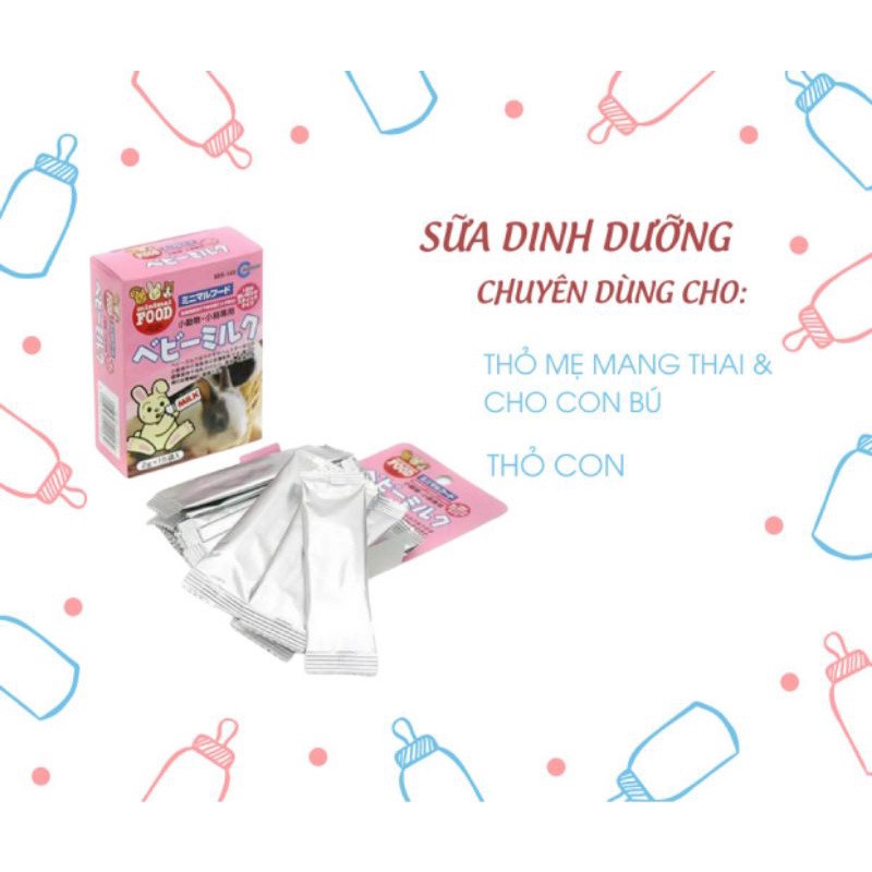 Sữa Nhật Cho Thỏ Mang Thai , Cho Con Bú , Thỏ Con Còi Xương Chậm Phát Triển