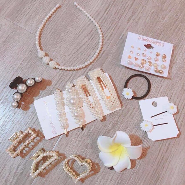 Set Phụ Kiện Tóc 24 Món