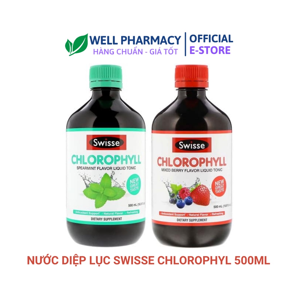 Nước diệp lục Swisse Chlorophyll 500ML