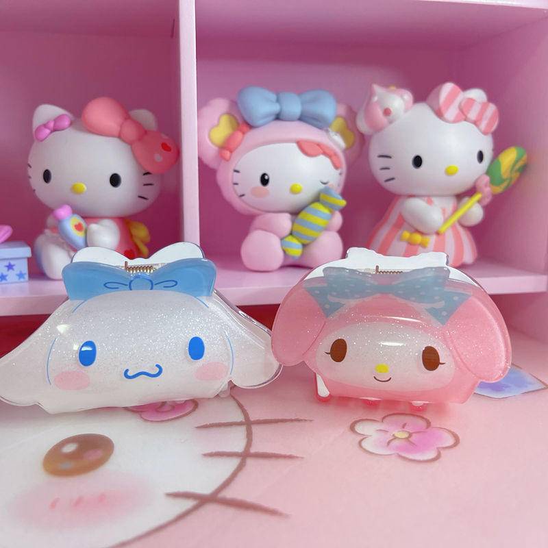 Kẹp tóc hoạt hình Trumpet Sanrio hoạt hình chó Cinnamon Melody Nhật Bản
