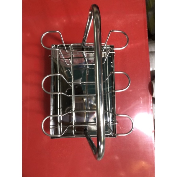 Giá  úp cốc  bộ úp 6 cốc bằng  inox hàng đẹp chất lượng đảm bảo sử dụng tiện lợi có  khay Đựng nước 