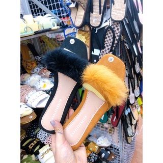 Hình thật Dép lông nữ thời trang shop sẵn đủ size 36-39