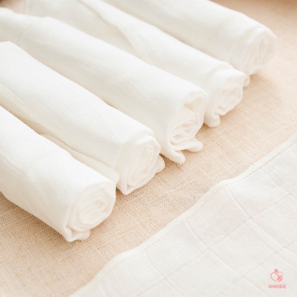 Sét 6 Khăn Sữa Sợi Tre Cao Cấp Umibe Cho Bé Giá Tốt