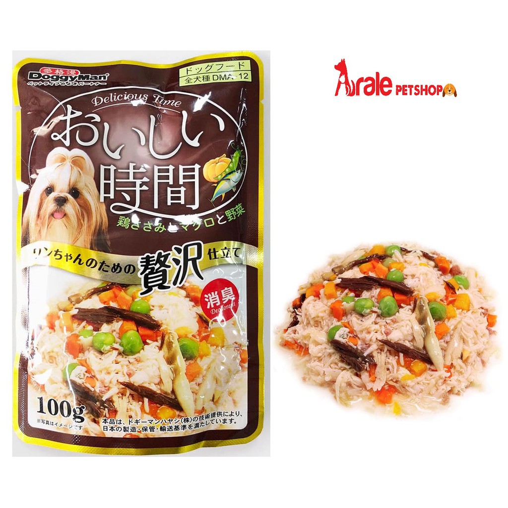 [ Siêu ngon ] Pate Doggyman Nhật cho chó gói 70g