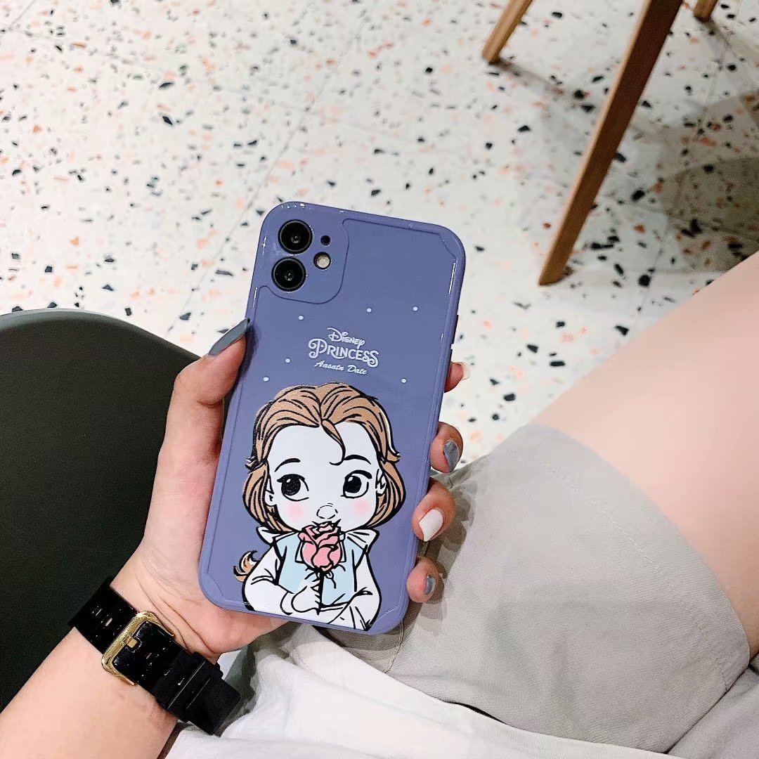 Ốp điện thoại TPU mềm chống sốc hình công chúa Disney cho IPhone 12 pro max 11 pro Max X XS XR XSMAX SE 2020 7 8 Plus | BigBuy360 - bigbuy360.vn
