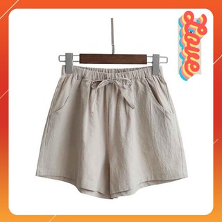 Quần đùi, quần short nữ chất đũi mặc siêu mát
