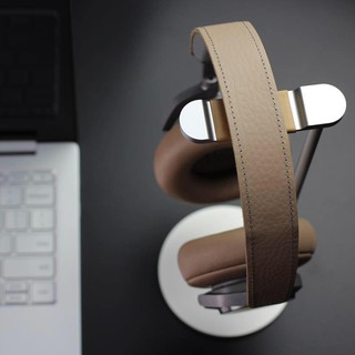 Giá treo tai nghe chất liệu nhôm nguyên khối có đệm da - Aluminium Headphone Stand - Giá đỡ tai nghe