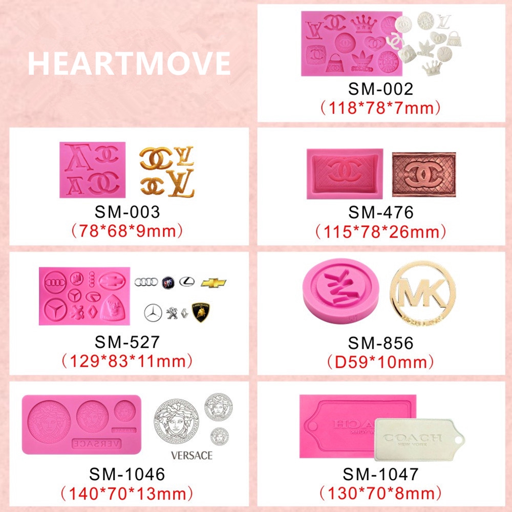 Khuôn Silicone Làm Bánh Hình Logo Xe Hơi 2020