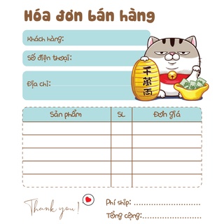 [ Hàng Sẵn ] Hóa Đơn Bán Hàng Mini 1 Liên AMI