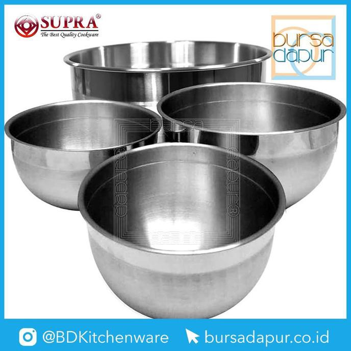 Bát Trộn Thức Ăn Bằng Thép Không Gỉ 21cm (Mã 006) | BigBuy360 - bigbuy360.vn