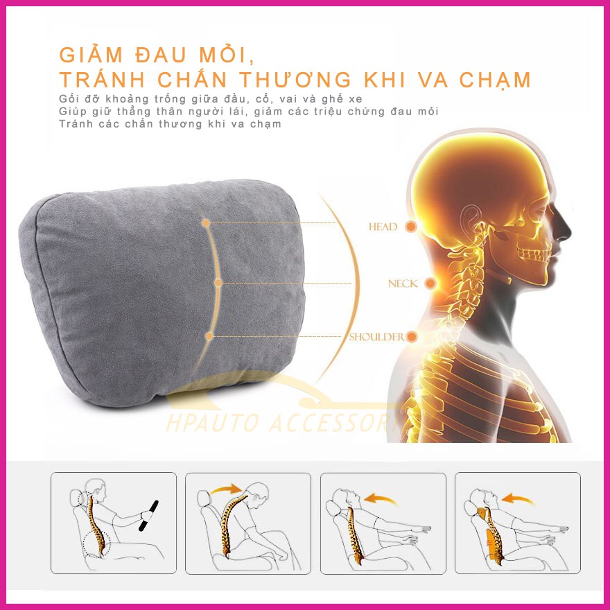 Gối tựa đầu, tựa cổ kiểu dáng Maybach | BigBuy360 - bigbuy360.vn