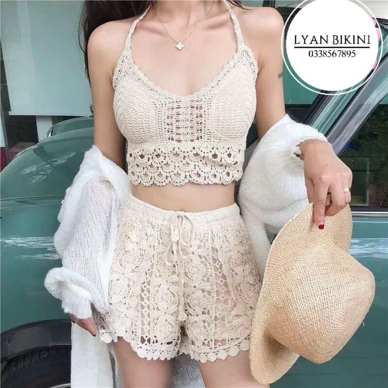 Áo bra len móc hàng Quảng Châu, bikini đi biển | BigBuy360 - bigbuy360.vn