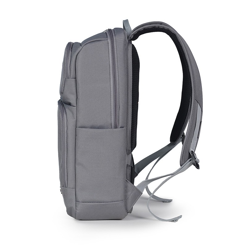 Mikkor The Ives Backpack Dark Mouse Grey