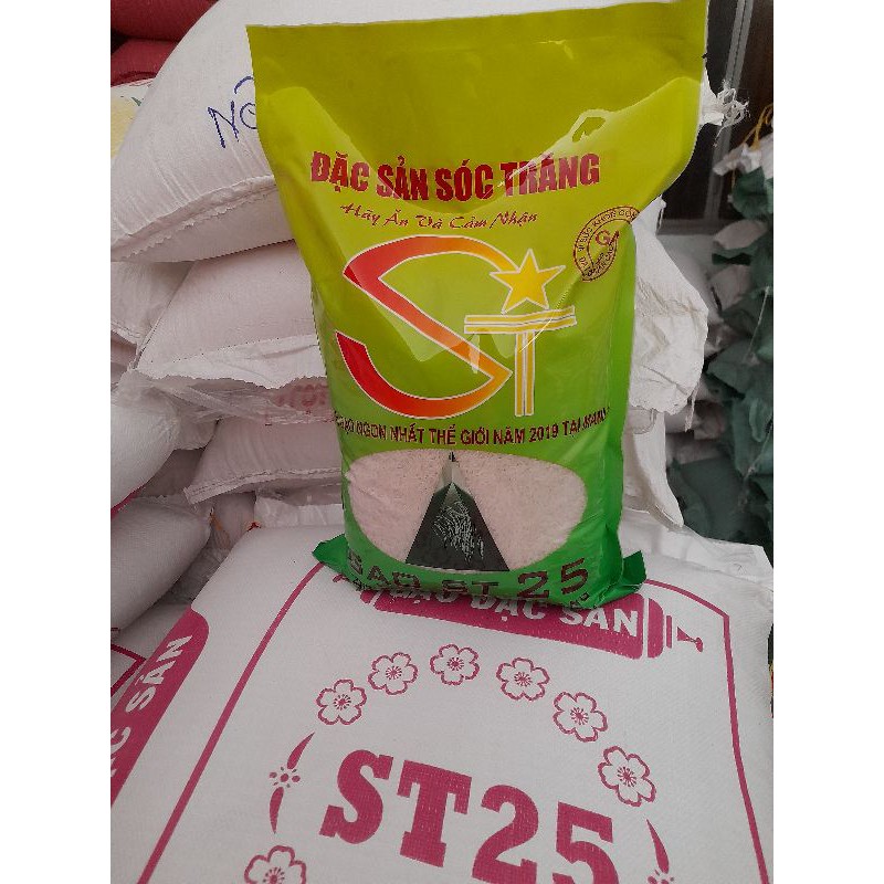 Gạo St 25 Bịch 5kg ( Gạo ngon nhất thế giới)