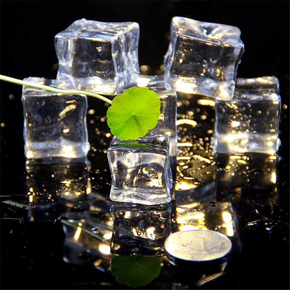 Mô hình đá giả hình vuông dùng trang trí đồ uống dùng làm đạo cụ chụp ảnh | BigBuy360 - bigbuy360.vn