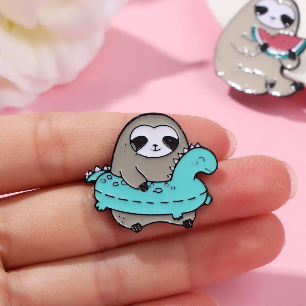 Ghim Cài Áo Hình Động Vật Hoạt Hình Đáng Yêu