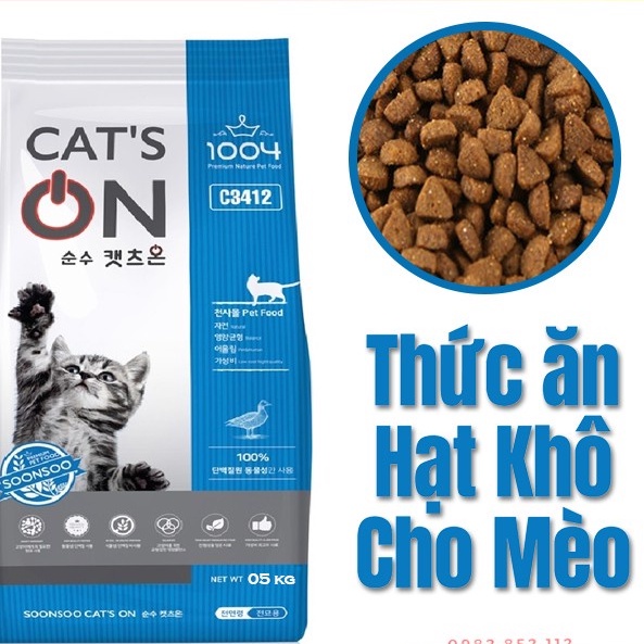 Hạt khô cho mèo mọi lứa tuổi Cat's On