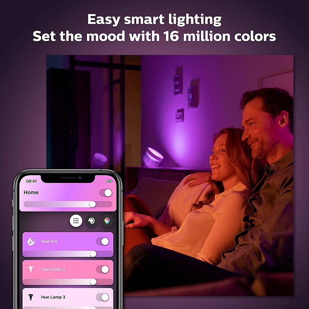 Đèn bàn thông minh Philips Hue Iris - White and Color Ambiance 16 triệu màu BLE