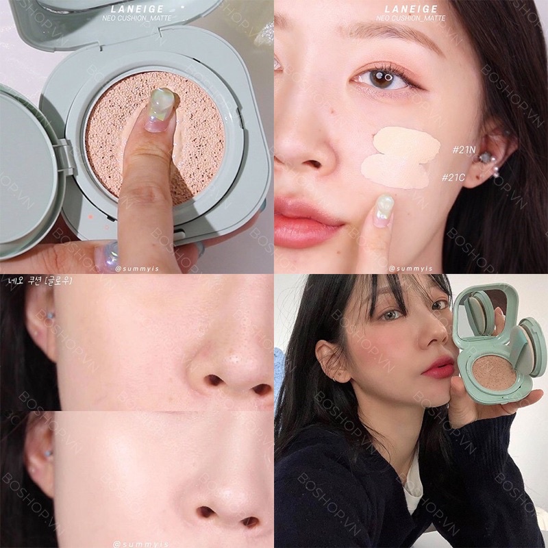 [Chuẩn Auth] PHẤN NƯỚC LANEIGE NEO MATTE/ GLOW CUSHION SPF50+PA+++