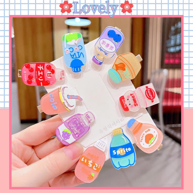 Kẹp Tóc Hình Bình Nước Hoạt Hình Phong Cách Hàn Quốc Xinh Xắn Cho Bé