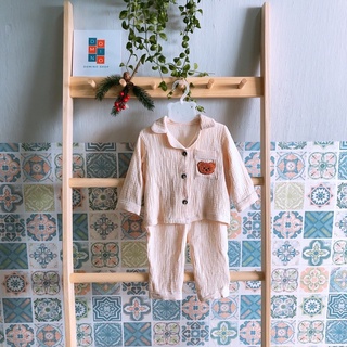Bộ pyjama và yukata đùi cho bé