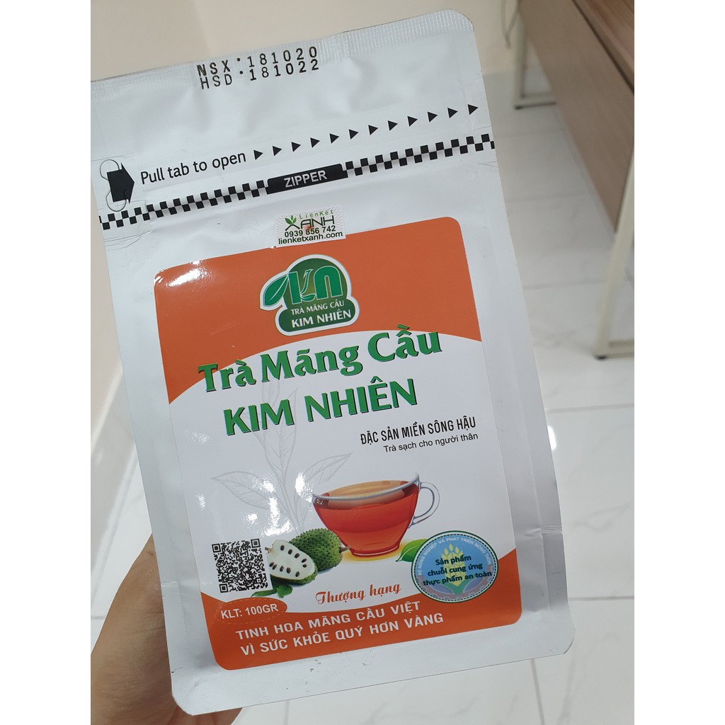 [FREESHIP 70K ĐƠN TỪ 300K] Trà mãng cầu Kim Nhiên - 100% MÃNG CẦU XIÊM - Hỗ trợ cơ thể chống lại các tác nhân gây Bệnh