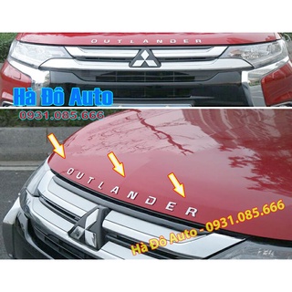 Chữ Nổi Outlander Dán Nắp Ca Pô - Tem Chữ Outlander Dán Nắp Capo