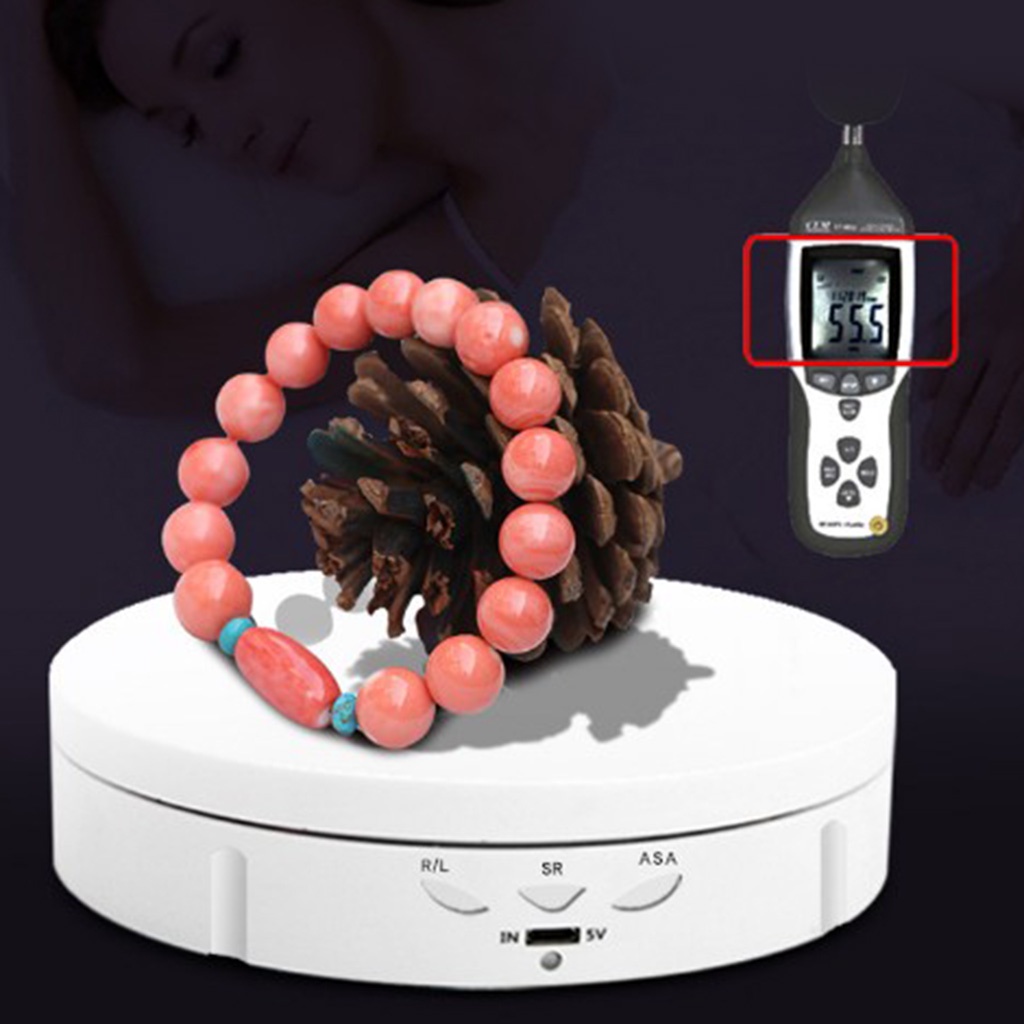 Bàn xoay chụp ảnh 360 độ bàn xoay điện xoay màn hình đế sạc usb màn hình bàn xoay điện thoại di động đế trưng bày giày