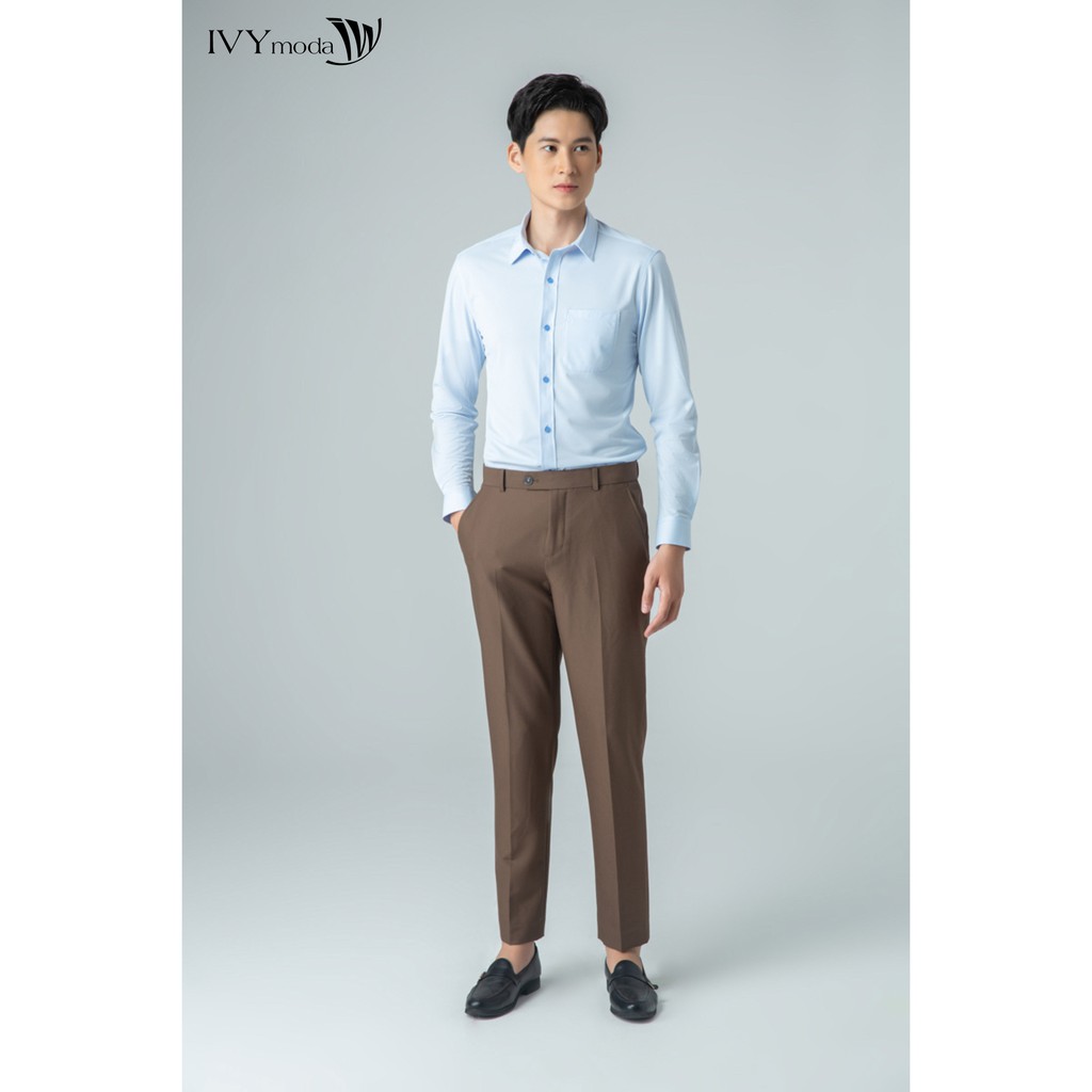 Quần dài nam dáng Slim IVY moda MS 22E2782
