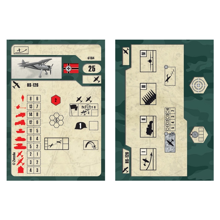 Mô hình quân sự Máy bay trinh sát Henschel Hs 126B-1 tỉ lệ 1/144 Zvezda