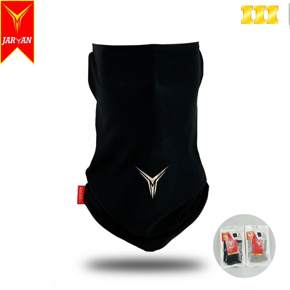 Khăn JARVAN III xỏ tai màu đen đi chơi, đi phượt - FREESHIP