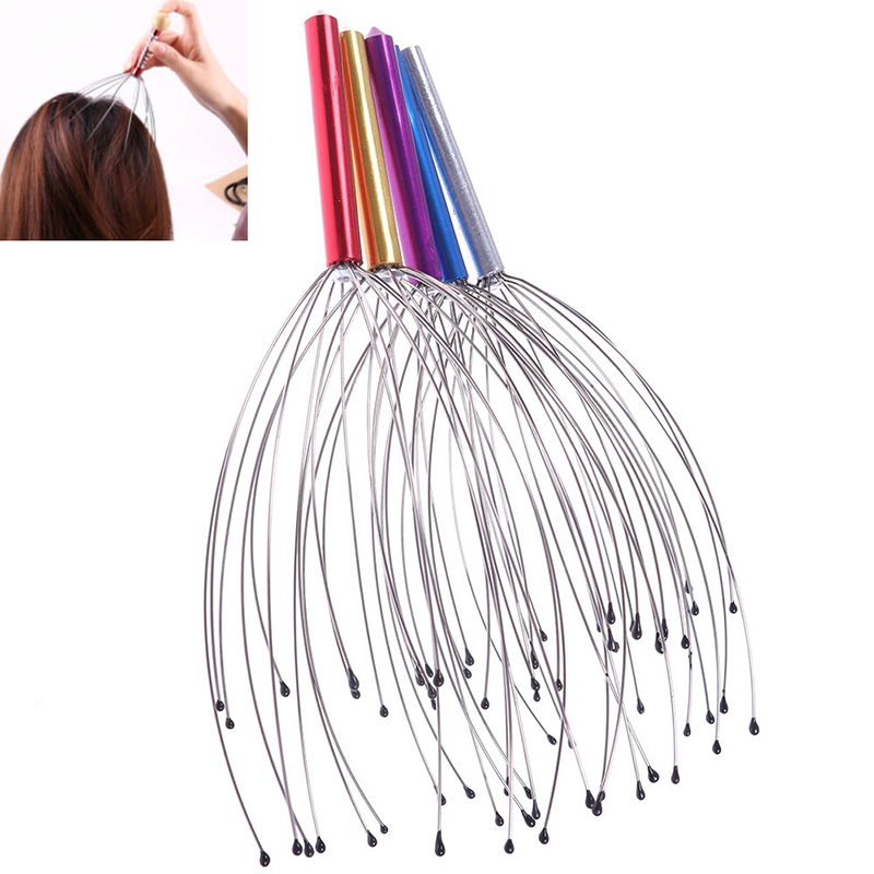 (Hàng Mới Về) Dụng Cụ Mát Xa Cổ Hình Đầu Bạch Tuộc Giúp Giảm Căng Thẳng