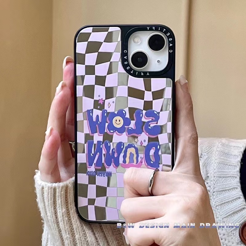 Ốp Điện Thoại Acrylic Chống Sốc Tráng Gương Hình Hoa Cho iPhone 13 12 11 Pro MAX IX XS MAX XR 6 7 8 Plus
