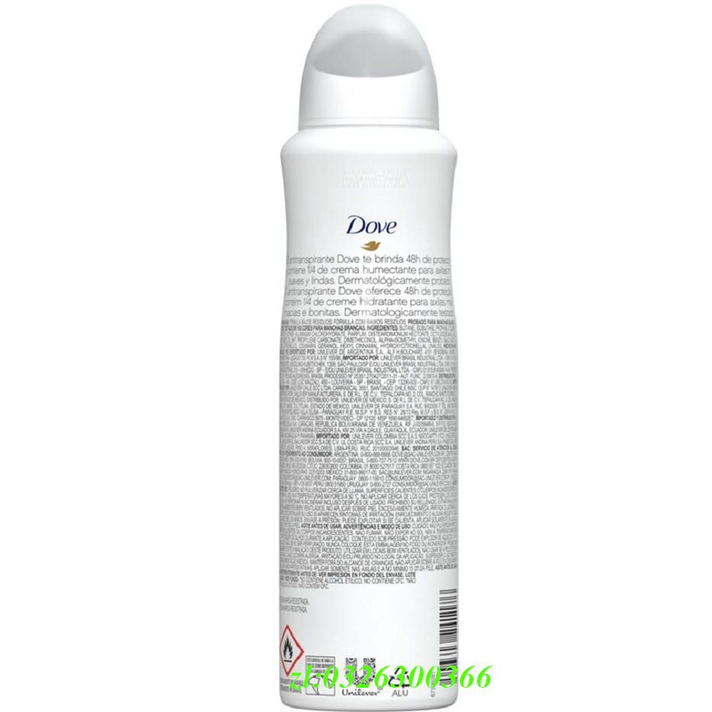 Xịt Khử Mùi Nữ Dove 150ml Invisible Dry,  Chính Hãng. | BigBuy360 - bigbuy360.vn