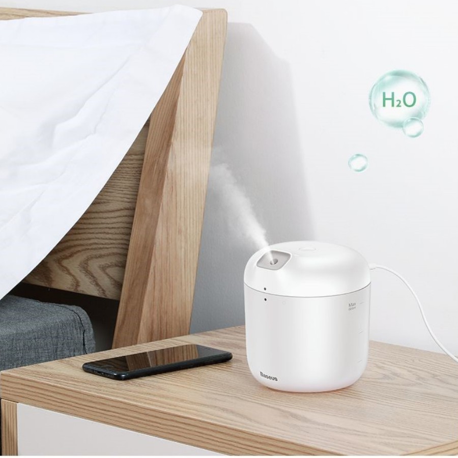 Máy phun sương tạo ẩm Baseus Elephant Humidifier (600ml , Air Diffuser, Large Spray with LED Night Light)