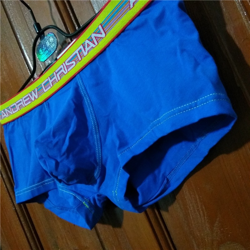 [free ship 50k + che tên đơn hàng] quần lót nam, quần lót boxer thun cotton and (hình chụp tại shop)