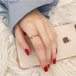Nhẫn titan nữ TT558 - Không đen