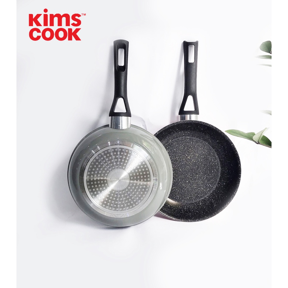 Chảo Easy Cook hợp kim nhôm chống dính vân đá đáy từ KIMS COOK