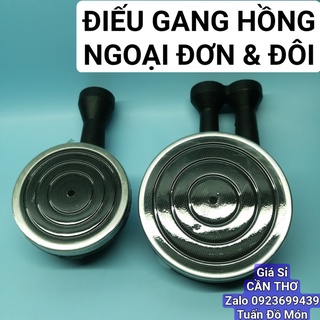 Họng điếu gang hồng ngoại đơn - đôi 2 kiểu linh kiện phụ tùng chính hãng