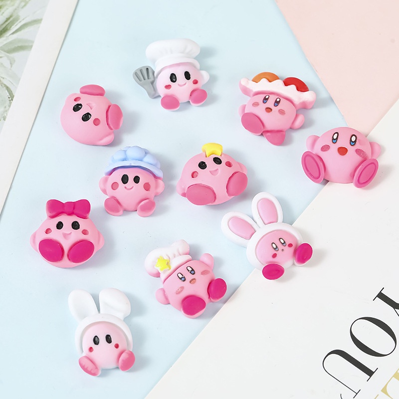 Charm Slime / Dụng Cụ Trang Trí Hình Heo, Lợn, Thỏ Hồng Xinh xắn