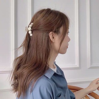 Set 3 kẹp tóc đá trắng
