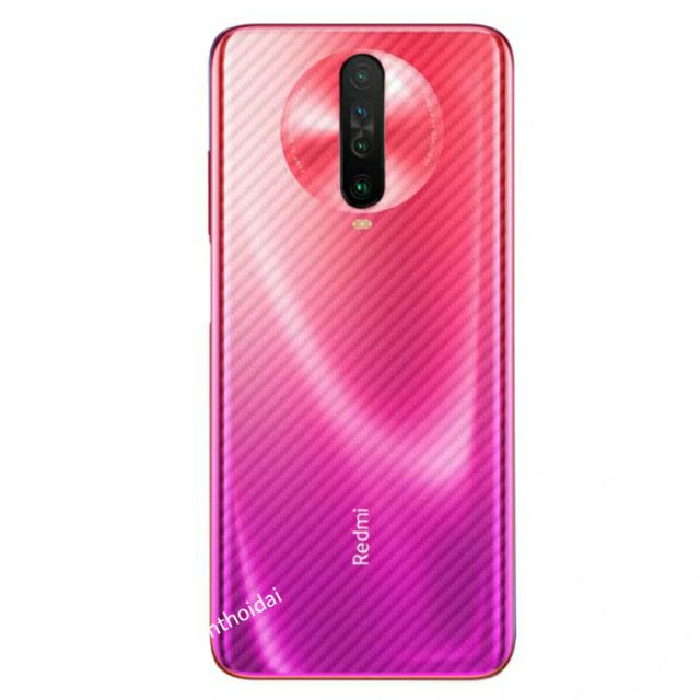 Dán lưng Cacbon cho Redmi K30 / K30 Pro / K40 / K40 Pro / F3 / K40 Gaming / K50 Gaming chống mồ hôi vân tay ( Carbon )
