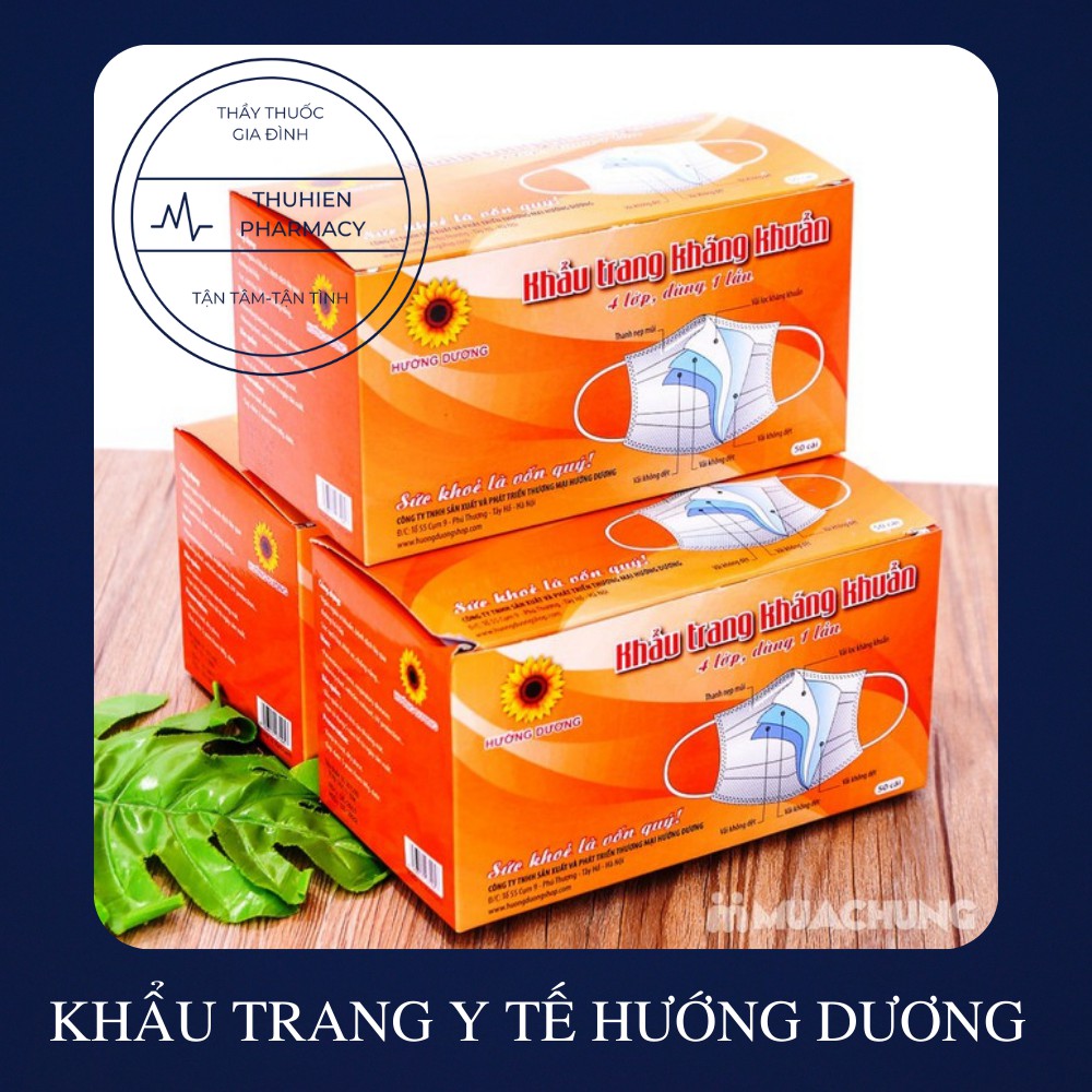 ✅Khẩu trang y tế Hướng Dương (Hộp 50c)