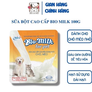 Sữa Bột BIO cho Chó Mèo ( Gói 100g) thumbnail