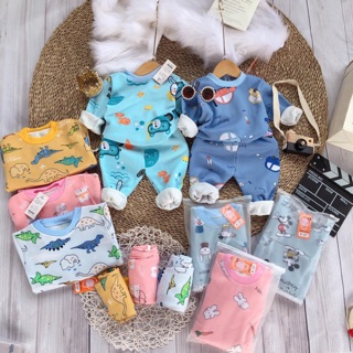 Set combo 3 Bộ nỉ bông cho bé